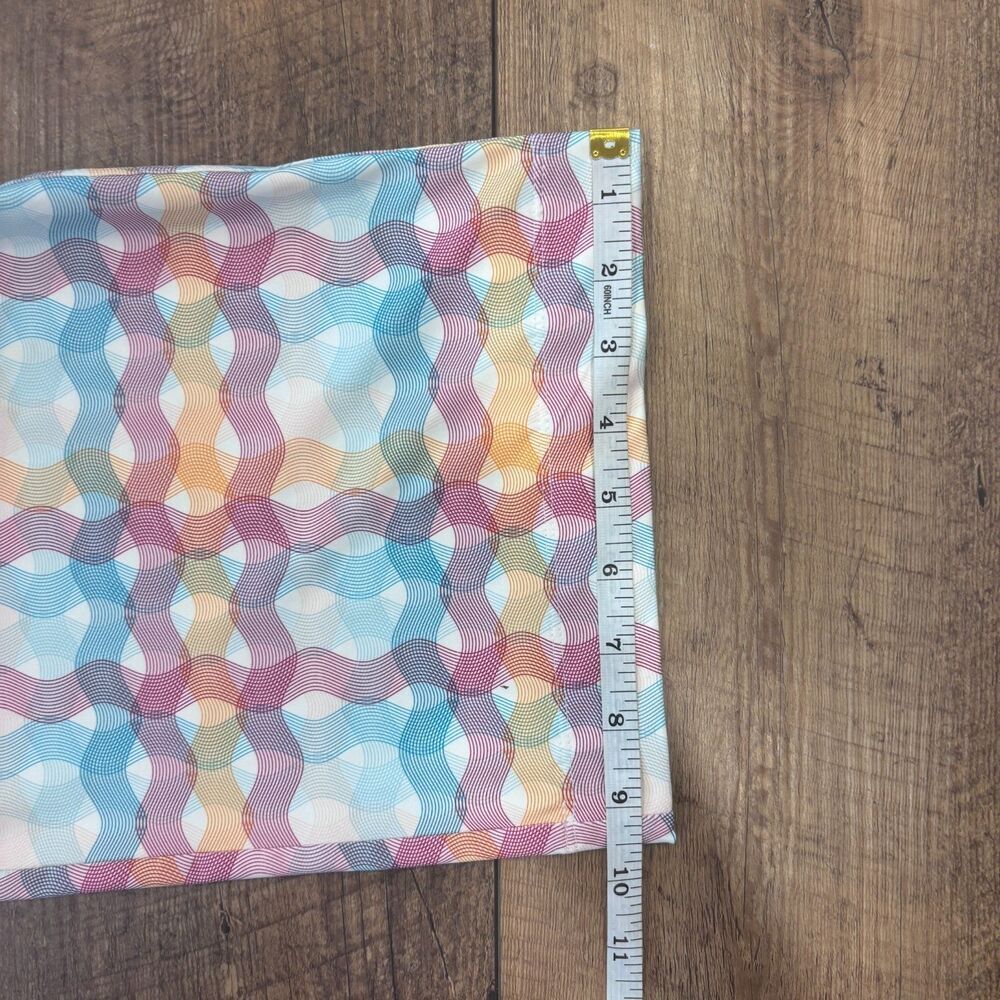 NIKE GOLF Multicolor Swirly Print Pull on Stretch Golf Pants Capri FitDry Large - Picture 10 of 11